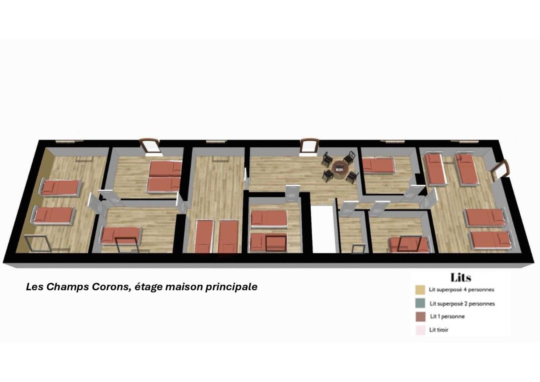 Crazy Villa Champs Corons 61 - Interior Heated Pool - 2H From Paris - 30P Les Menus Exterior photo